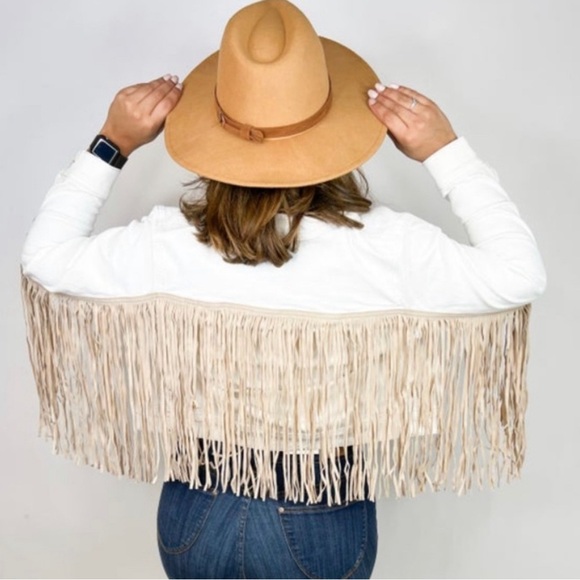 Judy Blue White Denim Jacket - Picture 6 of 8